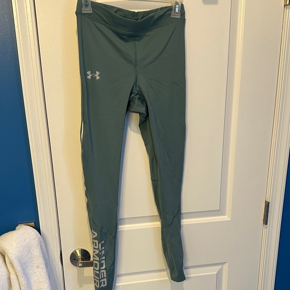Under Armour Olive Performance Coldgear Leggings